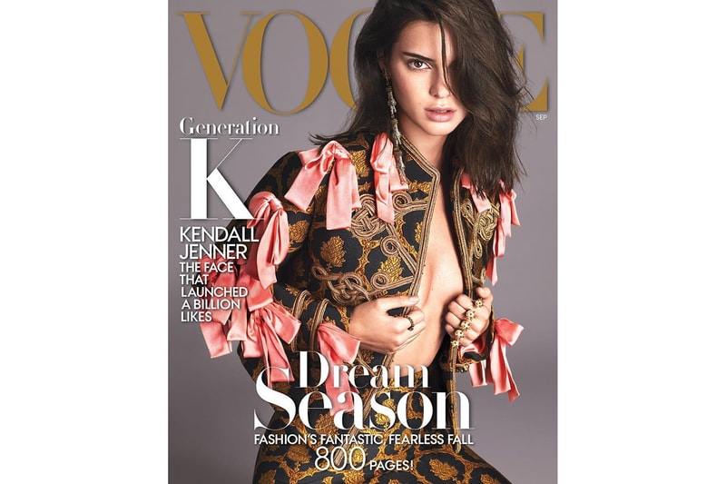 Kendall Jenner が US版『VOGUE』 9月号の表紙を飾る