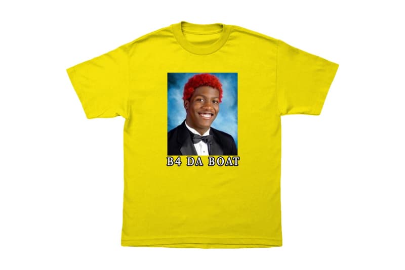 若かりし Lil Yachty がプリントされた“B4 DA BOAT”Tシャツ