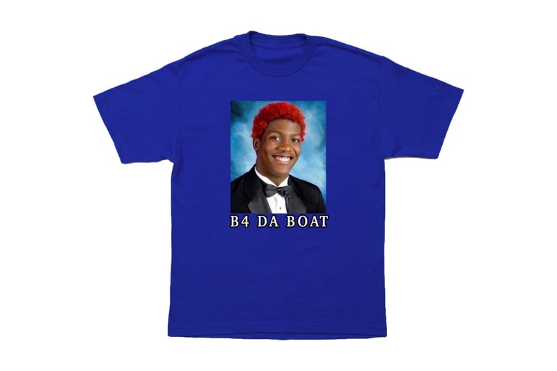 若かりし Lil Yachty がプリントされた“B4 DA BOAT”Tシャツ
