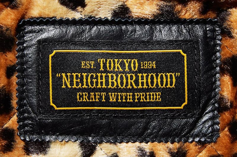 NEIGHBORHOOD よりレオパード柄レザージャケットが誕生