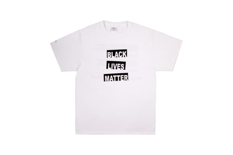 Noah より "Black Lives Matter" 運動をサポートするTシャツが登場