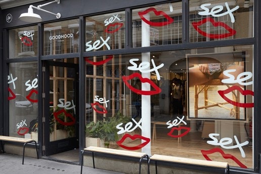 Goodhood で SEX Skateboards がショップインショップを開催