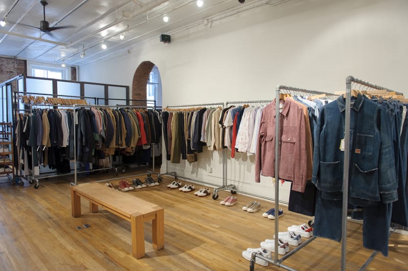 visvim 2017 Spring/Summer Collection を展示したショールームの様子