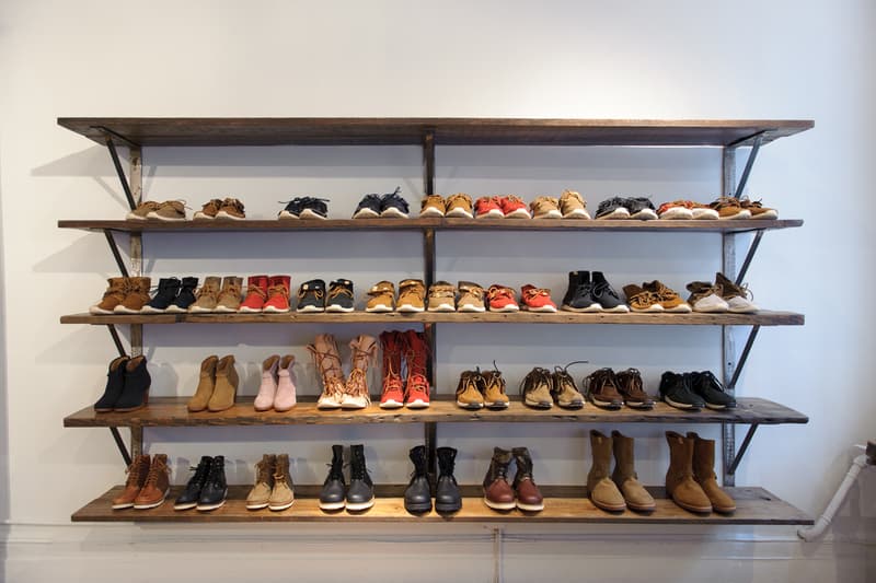 visvim 2017 Spring/Summer Collection を展示したショールームの様子