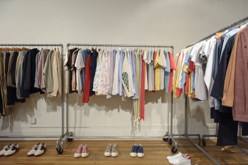 visvim 2017 Spring/Summer Collection を展示したショールームの様子