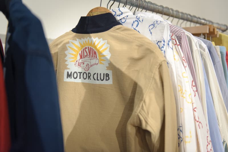visvim 2017 Spring/Summer Collection を展示したショールームの様子