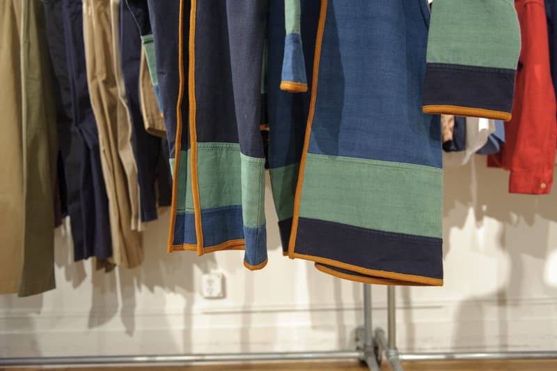 visvim 2017 Spring/Summer Collection を展示したショールームの様子