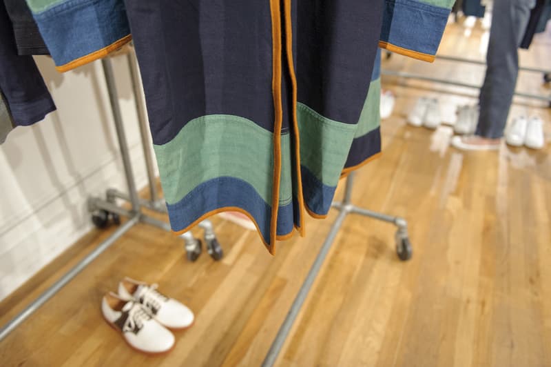 visvim 2017 Spring/Summer Collection を展示したショールームの様子