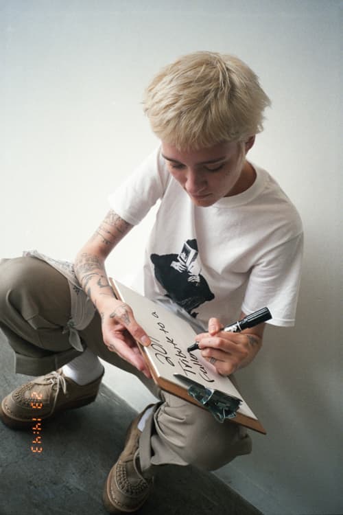 WEYEP の手刷りTシャツライン YEP より2016年のルックブックが到着