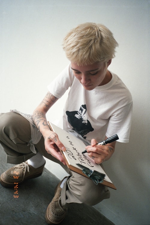 WEYEP の手刷りTシャツライン YEP より2016年のルックブックが到着