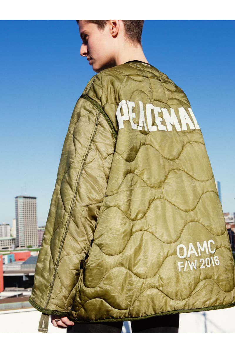 OAMC の PEACEMAKER JACKET が国内限定4店舗で発売