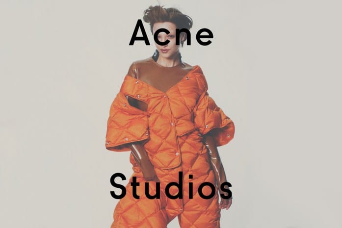  David Sims が撮り下ろす Acne Studios の 2016 Fall/Winter キャンペーン第1弾