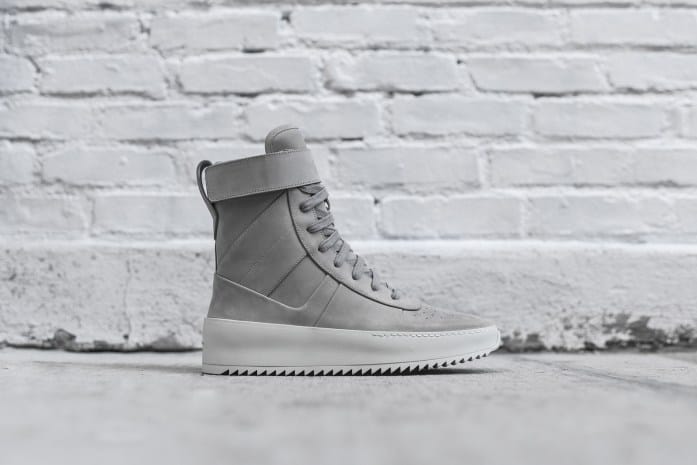 Fear of God のミリタリースニーカーに新色“Overcast Grey”が登場