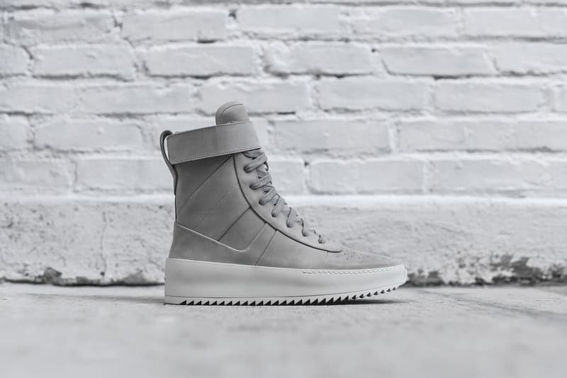 Fear of God のミリタリースニーカーに新色“Overcast Grey”が登場