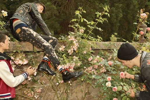 Gucci Cruise がイギリスの田園地方にパンクマインドを持ち込む