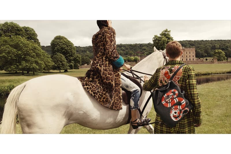 Gucci Cruise がイギリスの田園地方にパンクマインドを持ち込む