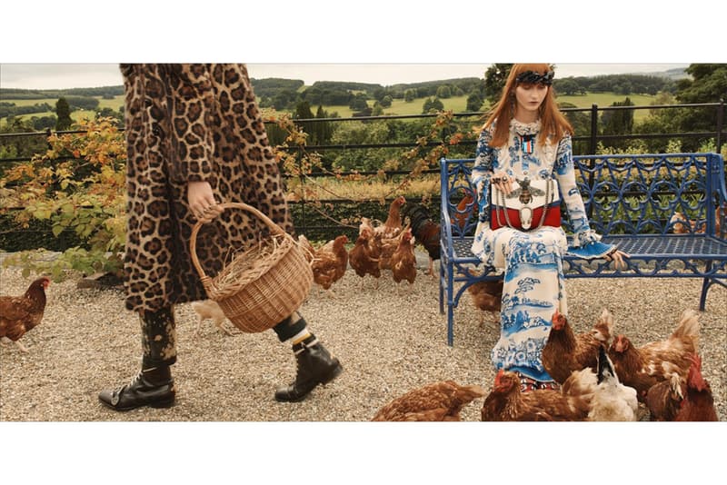 Gucci Cruise がイギリスの田園地方にパンクマインドを持ち込む