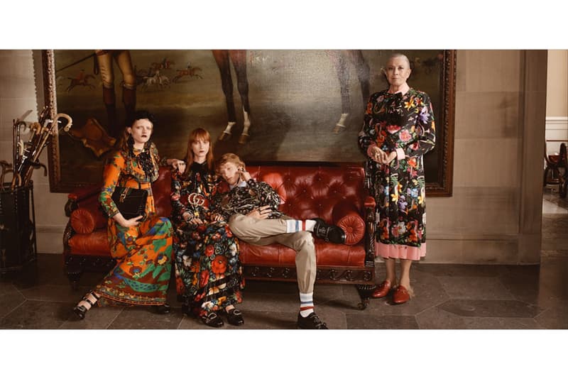 Gucci Cruise がイギリスの田園地方にパンクマインドを持ち込む