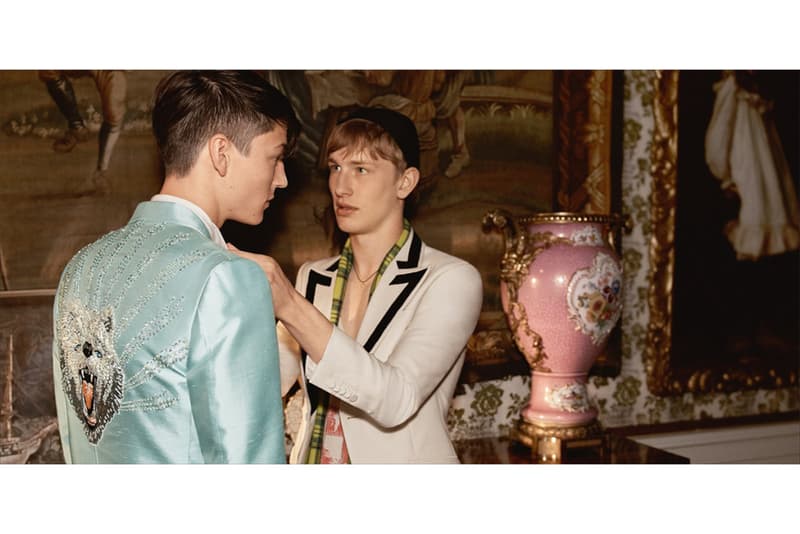 Gucci Cruise がイギリスの田園地方にパンクマインドを持ち込む