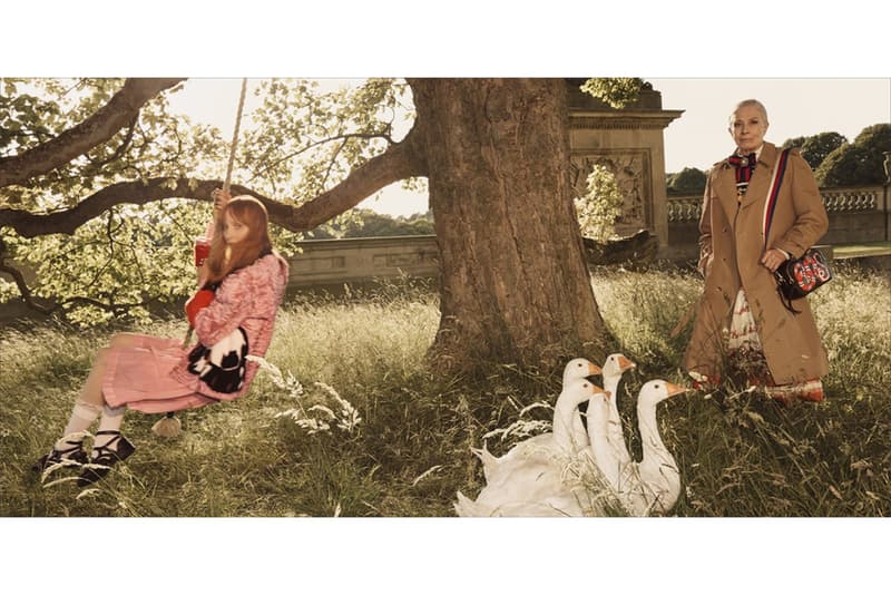 Gucci Cruise がイギリスの田園地方にパンクマインドを持ち込む