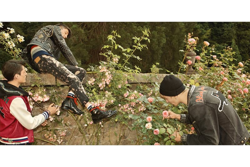 Gucci Cruise がイギリスの田園地方にパンクマインドを持ち込む