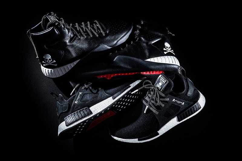 mastermind JAPAN x adidas Originals コラボレーションシューズにクローズアップ