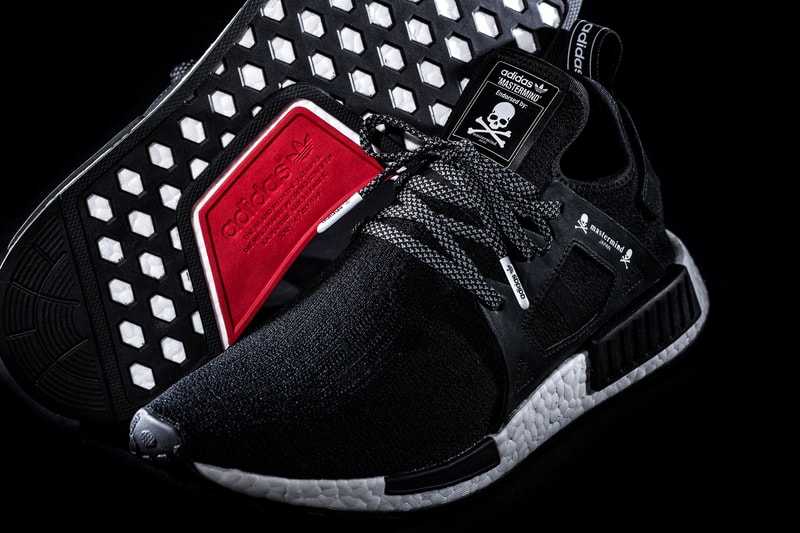 mastermind JAPAN x adidas Originals コラボレーションシューズにクローズアップ