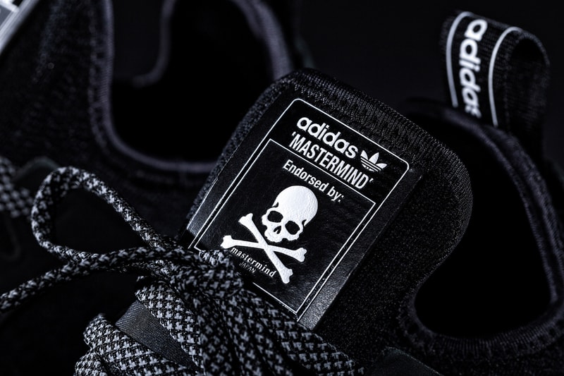 mastermind JAPAN x adidas Originals コラボレーションシューズにクローズアップ