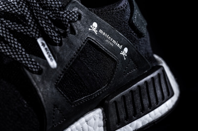 mastermind JAPAN x adidas Originals コラボレーションシューズにクローズアップ