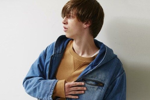 monkey time x Dickies 古着のような風合いのフード付きデニム 