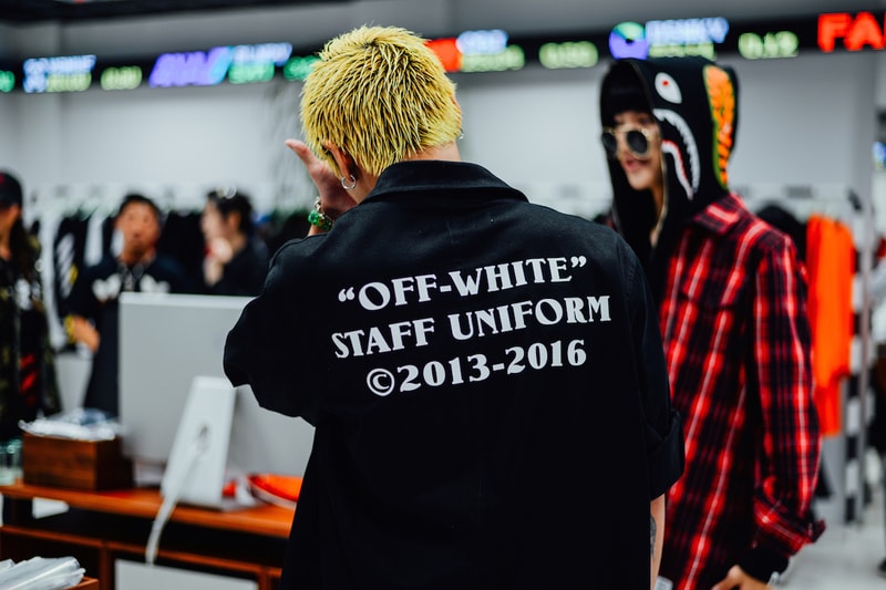 Recaps: OFF-WHITE™ x Babylon LA ポップアップショップのオープン日にクロースアップ