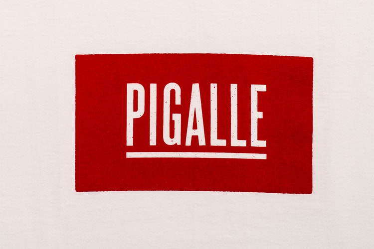 PIGALLE TOKYO オープン 1 周年を記念した限定ボックスロゴ T シャツ