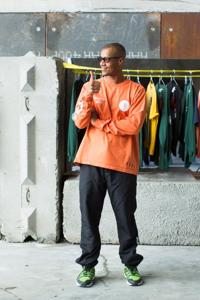 Streetsnaps：Heron Preston が手掛ける”Uniform”コレクションが、NYC の Spring Street Salt Shed にてベールを脱ぐ