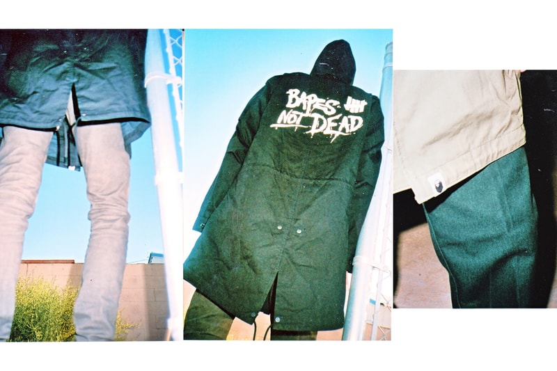 A BATHING APE® x UNDEFEATED よりローファイなルックブックが到着