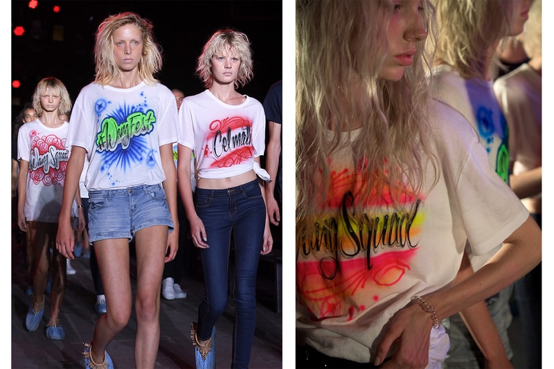 Tシャツ&デニムをエアーブラシでカスタムできるイベントが開催 @ Alexander Wang 青山店