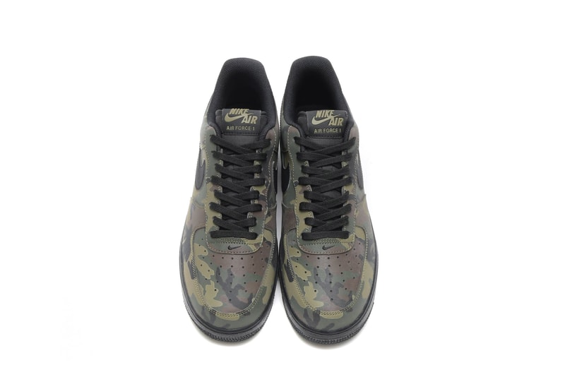 Nike よりカモ柄が大胆に落とし込まれた Air Force 1 07 LV8 が登場