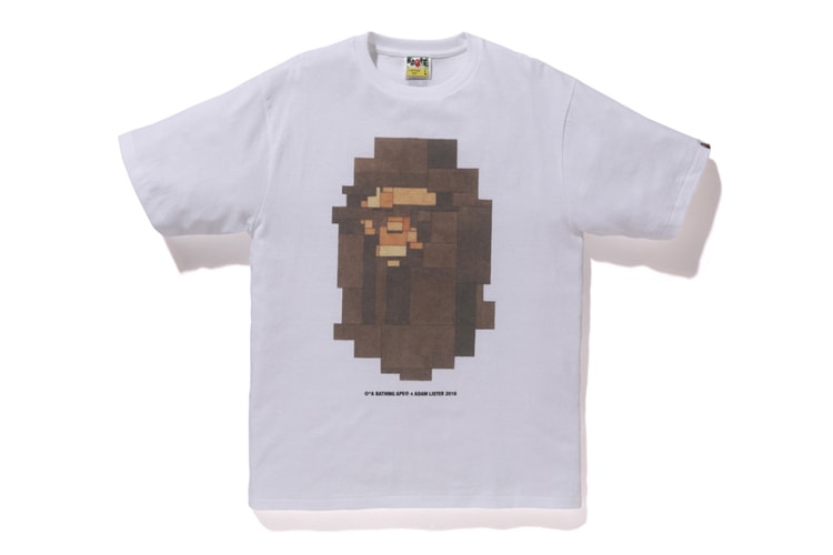 A BATHING APE® x Adam Lister コラボレーションTシャツ