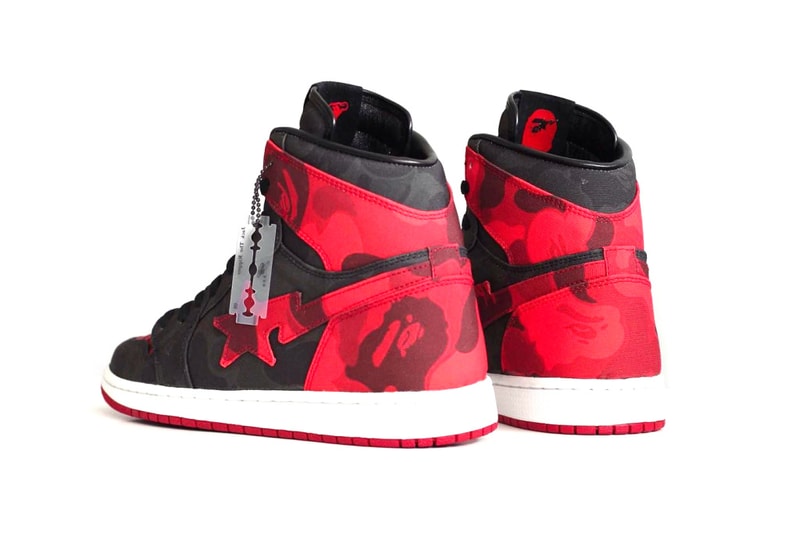 BAPE® CAMO でカスタムされた Air Jordan 1