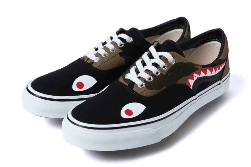 BAPE® よりシャークモチーフの新作フットウエアが登場