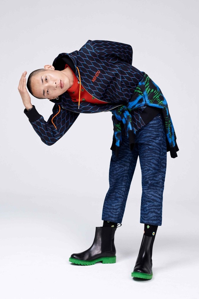 Kenzo x H&M 2016 Fall/Winter コラボレーションコレクションのルックブック