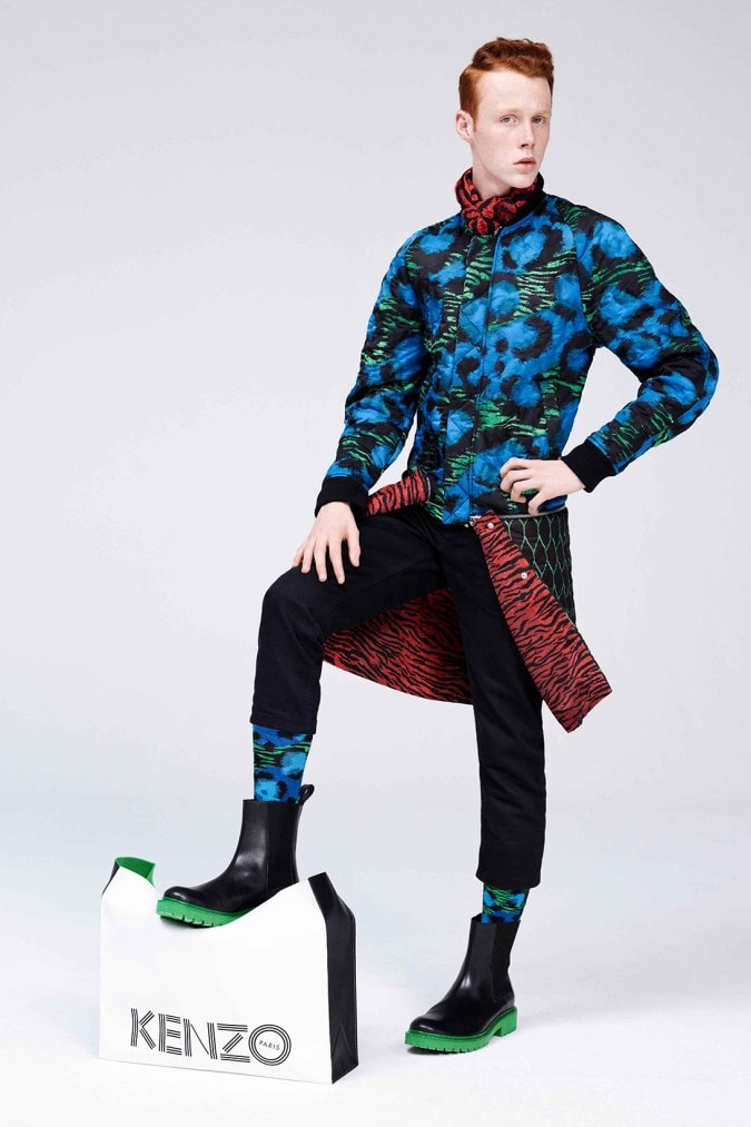 Kenzo x H&M 2016 Fall/Winter コラボレーションコレクションのルックブック