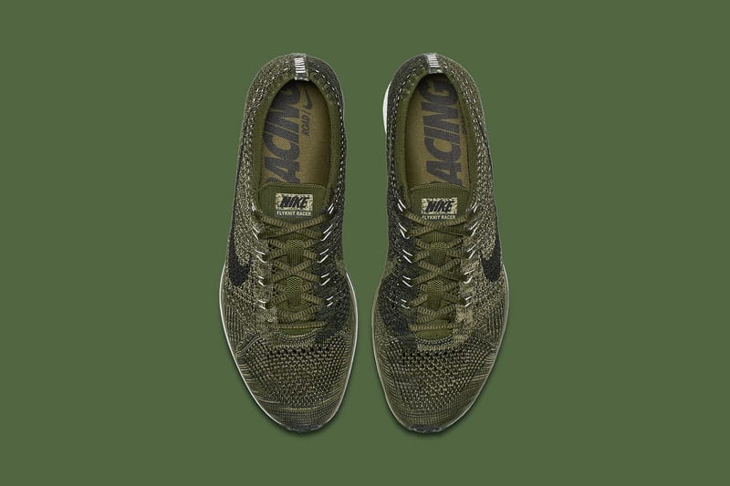 flyknit racer rough green