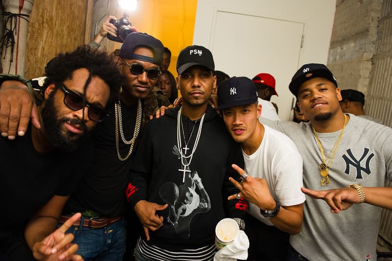 Public School x New Era コラボレーションパーティをピザ屋で開催