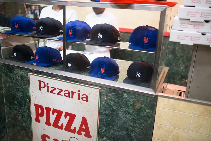 Public School x New Era コラボレーションパーティをピザ屋で開催