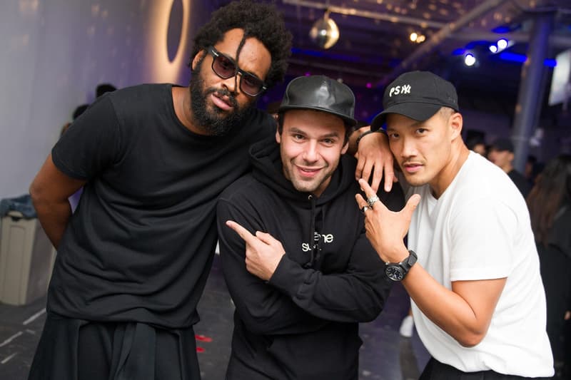 Public School x New Era コラボレーションパーティをピザ屋で開催