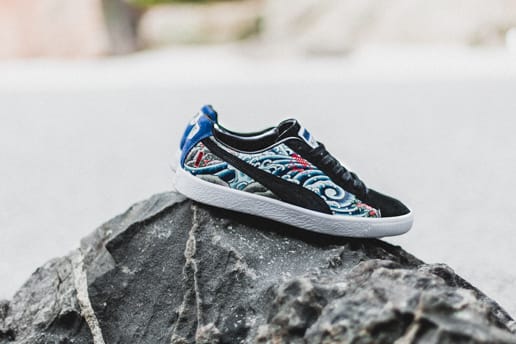 日本が生んだ鬼才 ICHIBAY の和柄を落とし込んだ PUMA for atmos CLYDE x atmos “T.T.T.”