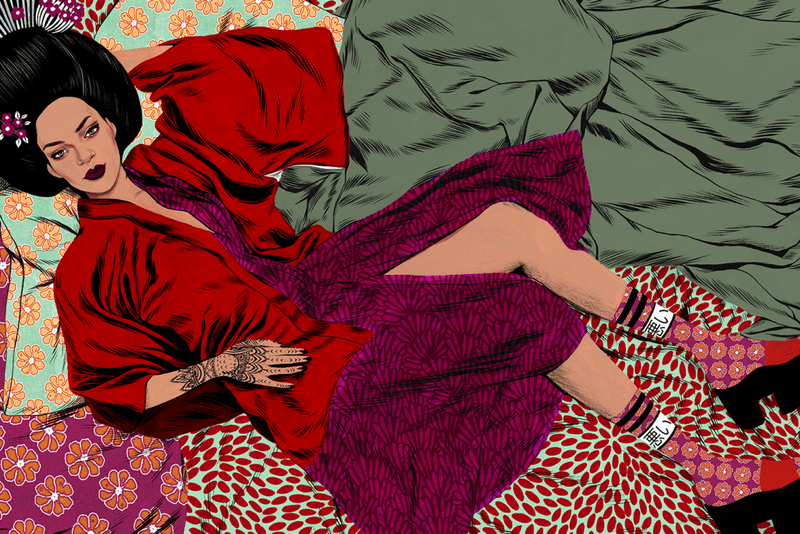 日本とパンクとストリートをミックスした Rihanna の新作 Stance ソックスコレクション