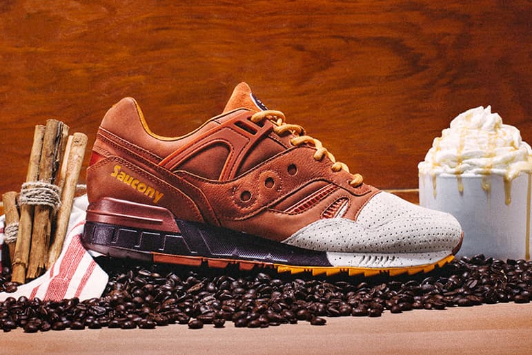 Saucony が秋味のコーヒーをモデルにした Grid SD をリリース