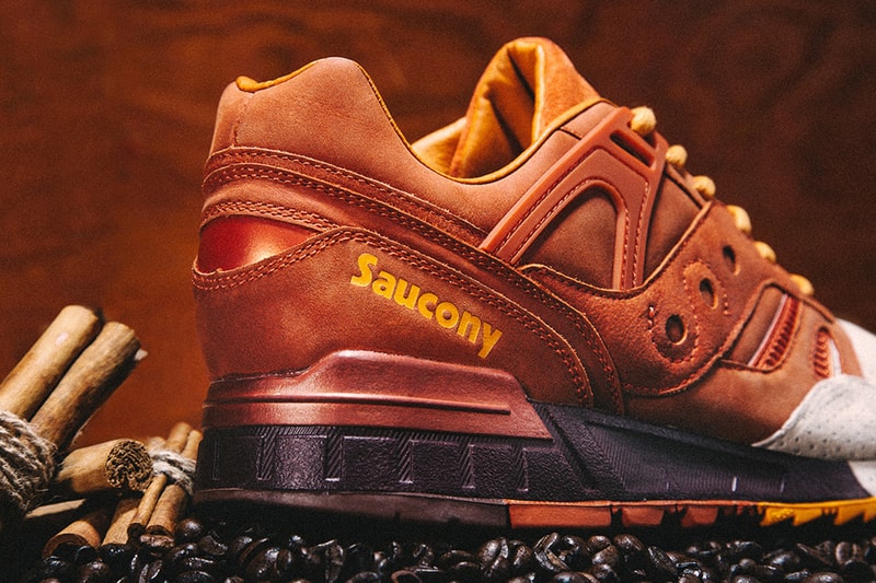 Saucony が秋味のコーヒーをモデルにした Grid SD をリリース