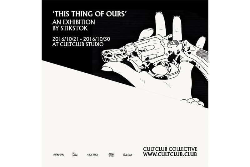 クラシックマフィアムービーの名シーンを描き続ける STIKSTOK が CULTCLUB STUDIO でエキシビジョンを開催